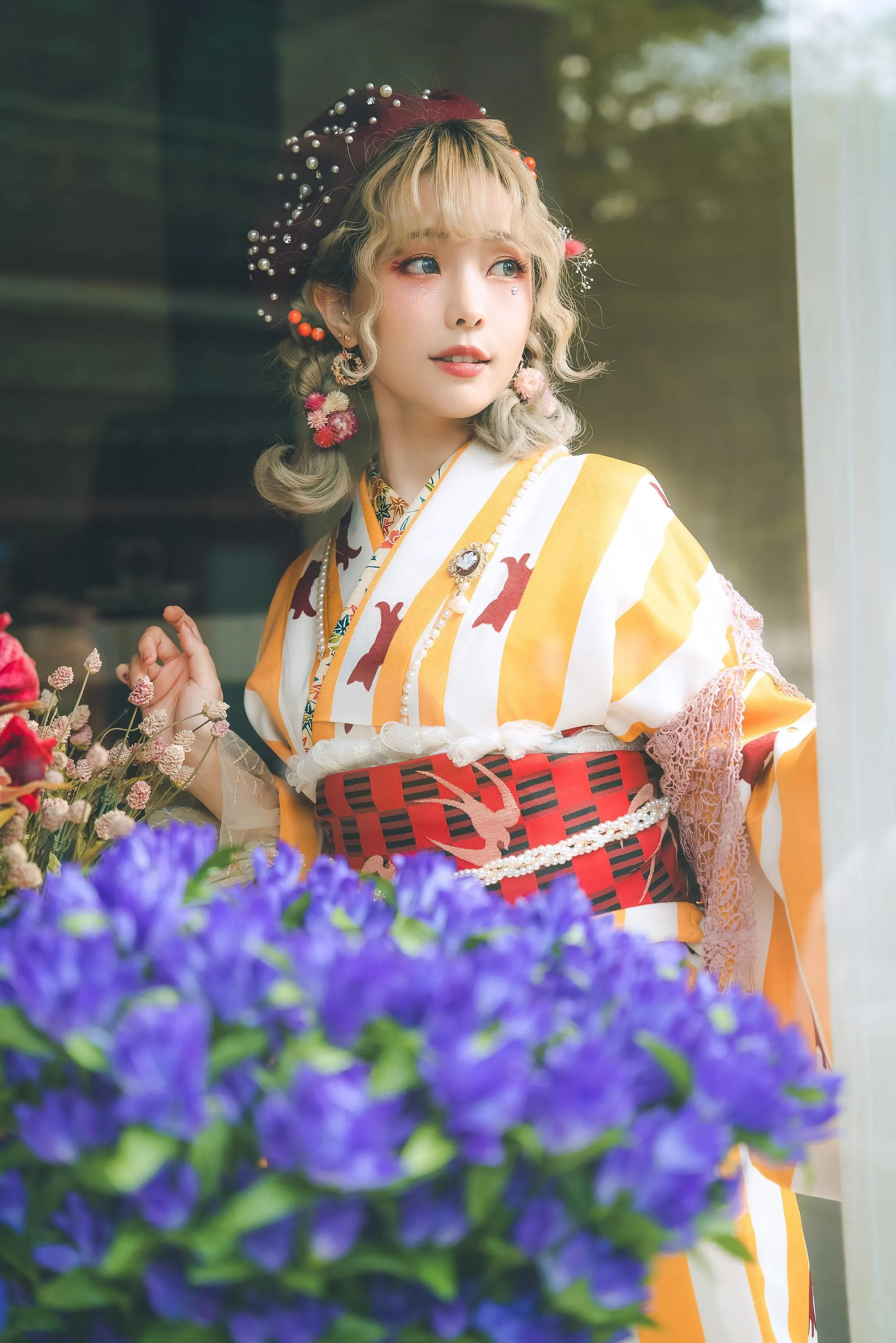 ElyEE子 – NO.90 [2020 Ely Collection] Digital photo set 10套-6 Retro Kimono II [62P]插图5